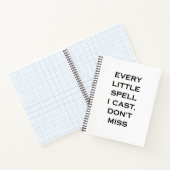 Manifestations-Zitat-Typografie-Design Notizblock (Innenseite)