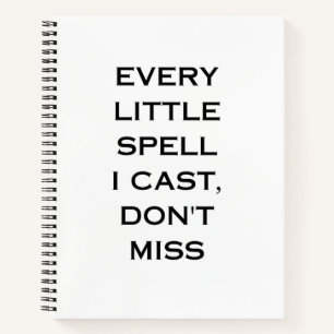 Manifestations-Zitat-Typografie-Design Notizblock