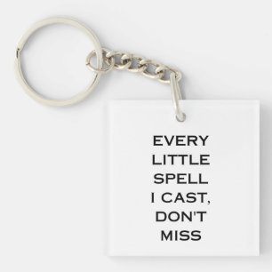 Manifestations-Zitat-Typografie-Design Schlüsselanhänger