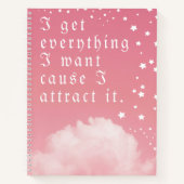 Manifestationsblatt für Ihre positiven Bejahungen Notizblock (Vorderseite)