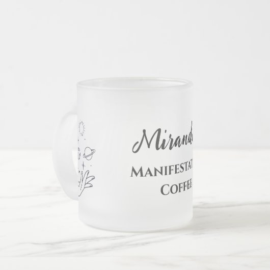 Manifestationskaffee Mattglastasse (Vorderseite Links)