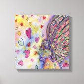 Manifestes Universum Angel Wrapped Canvas Painting Leinwanddruck (Vorderseite)