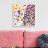 Manifestes Universum Angel Wrapped Canvas Painting Leinwanddruck (Insitu (Wohnzimmer))