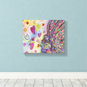Manifestes Universum Angel Wrapped Canvas Painting Leinwanddruck (Insitu (Holzboden))