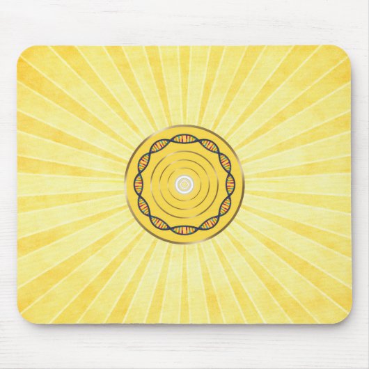 Manifestiere Überfluss Kunst kühle Gestaltung für Mousepad (Vorne)