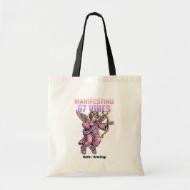 Manifesting 67 Vibes Streetwear Cupid Vintage 90er Tragetasche