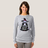 Manifesting Magic Witch Halloween T-Shirt (Vorne ganz)