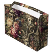 Manifesting Mythos - Gotik Viktorianisch Große Geschenktüte (Rückseite Schrägansicht)