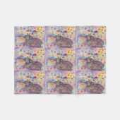 Manifesting Universe Angel Art Fleece Blankets (Vorderseite (Horizontal))