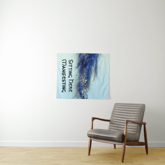 MANIFESTING WALL ART (TAPESTRY) (50" x 60") Wandteppich (Beispiel (Horizontal))