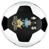 Manifesting Wealth Affe Zen-Kunst Fußball (Gedreht)