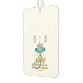 Manifesting Wealth Monkey zen art Autolufterfrischer (Links)