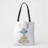 Manifesting Wealth Monkey zen art  Tasche (Vorderseite)