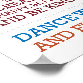 Manifesto "Flow with the Chi" Poster (Ecke)