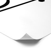 Maniküre am Arbeitsplatz Poster (Ecke)