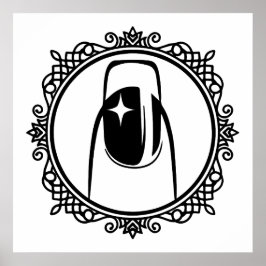 Maniküre Design ist schön Poster