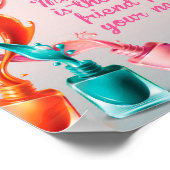 Maniküre ist der beste Freund für Ihre Nägel, Näge Poster (Ecke)