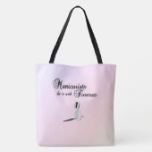 Maniküre machen es mit der Finesse Totbeutel Tasche (Rückseite)