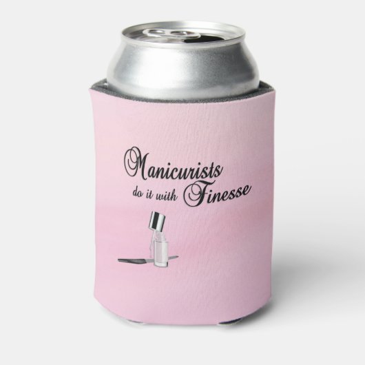 Maniküre machen es mit Finesse Dosenkühler (Kanne Rückseite)