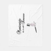 Maniküre machen es mit Finesse Fleecedecke (Vorderseite)