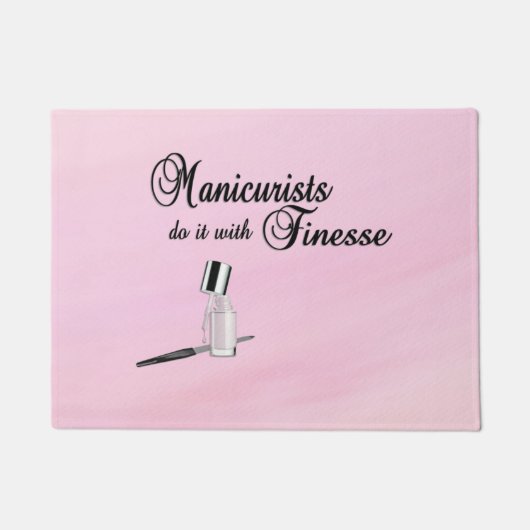 Maniküre machen es mit Finesse Fußmatte (Vorderseite)