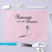 Maniküre machen es mit Finesse Seidenpapier (Handwerk)