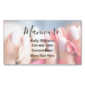 Maniküre Maniküre Maniküre Magnetkarten Magnetische Visitenkarte (Vorderseite)