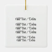 Maniküre - Nagelkunst - Schönheit Keramikornament (Rückseite)