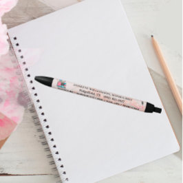 Maniküre Nageltechniker Blush Rose Marmor Kugelschreiber