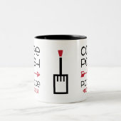 Maniküre Nail Tech Cosmetologin Manicure Salon Zweifarbige Tasse (Mittel)