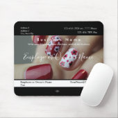 Maniküre Nails Promo Business Foto Mousepad (Mit Mouse)
