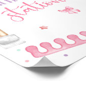 Maniküre-Station Mani-Pedi-Party Fußpflege-Spa Mäd Poster (Ecke)