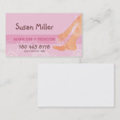 Maniküre-u. Pedicure-Visitenkarte Visitenkarte (Vorne/Hinten)