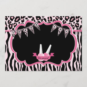 Maniküre u. Pedicure-Wellness-Center-Party danken Dankeskarte