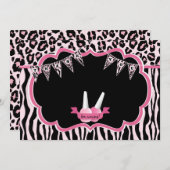 Maniküre u. Pedicure-Wellness-Center-Party danken Dankeskarte (Vorne/Hinten)