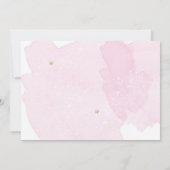 Maniküre- und Pediküre-Geburtstagsfeier Einladung (Rückseite)