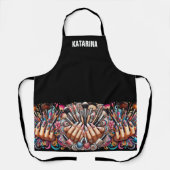 Maniküre und Schminksalon Schürze (Vorderseite)