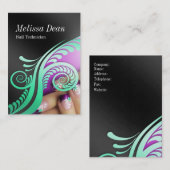 Manikürepedicure-Salon-Techniker-Visitenkarte Visitenkarte (Vorne/Hinten)