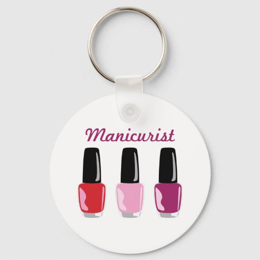 Manikürin Schlüsselanhänger (Vorderseite)