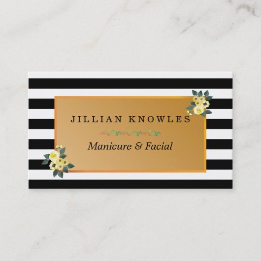 Manikürin Visitenkarte (Vorderseite)