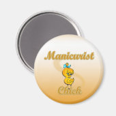 Manikurist Chick Magnet (Vorderseite/Rückseite)