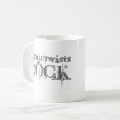 Manikürist-Felsen Kaffeetasse (Vorderseite Links)