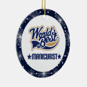 Manikürist-Geschenk-Verzierung Keramikornament (Rechts)