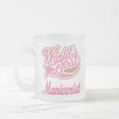 Manikürist-Geschenk (Welten am besten) Mattglastasse (Links)