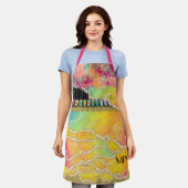 Manikürversion Tropical Glam Schürze (Getragen)