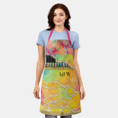 Manikürversion Tropical Glam Schürze (Getragen)