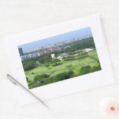 Manila American Friedhof und Memorial i Rechteckiger Aufkleber (Umschlag)