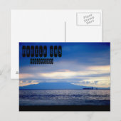 Manila Bay auf den Philippinen Postkarte (Vorne/Hinten)