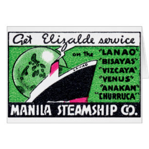 Manila-Dampfer-Firma 1930
