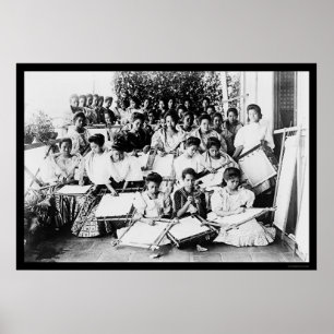 Manila Embroidery Class 1901 Poster